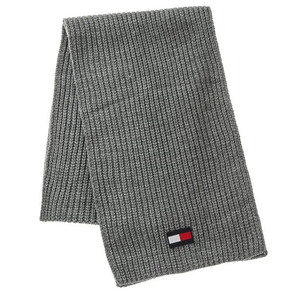 並行輸入 トミー ヒルフィガー  マフラー・ストール ニットロゴ H8C83203 060 グレー系...