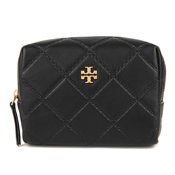 並行輸入 トリーバーチ ポーチ SMALL MAKEUP BAG 40101 001 ブラック 黒 ...