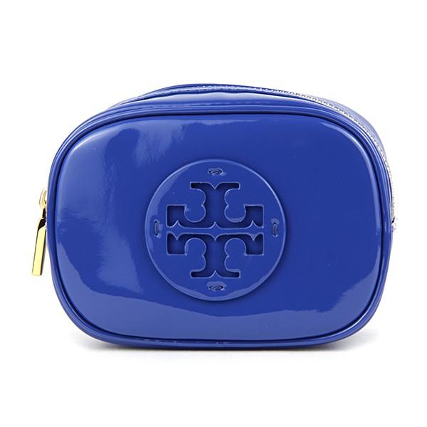 並行輸入 トリーバーチ ポーチ SMALL COSMETIC CASE 40926 460 ブルー ...
