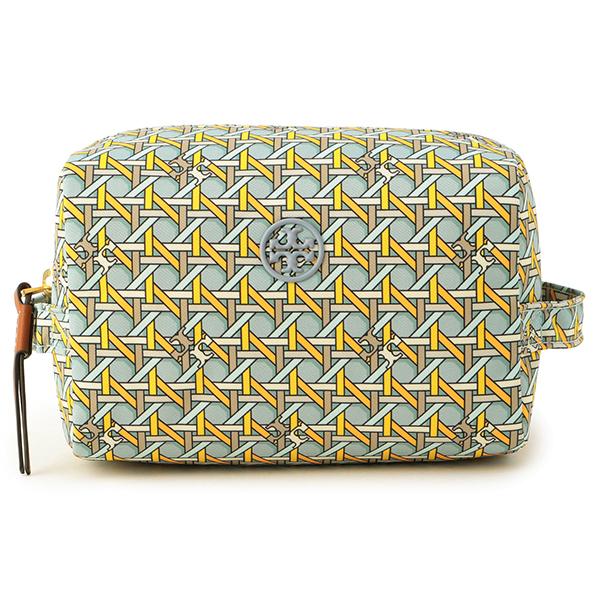 並行輸入 トリーバーチ ポーチ ライトブルー系 TORY BURCH 82243 400 爆買