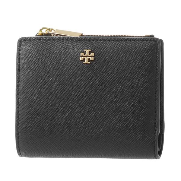 並行輸入 トリーバーチ 2つ折り財布 ブラック 黒 TORY BURCH 11169109 001 ...