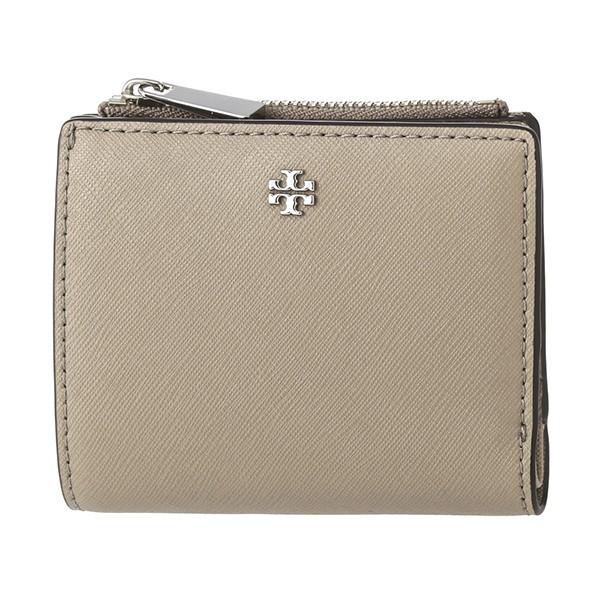 並行輸入 トリーバーチ 2つ折り財布 ミニウォレット 11169109 036 グレージュ系 爆買