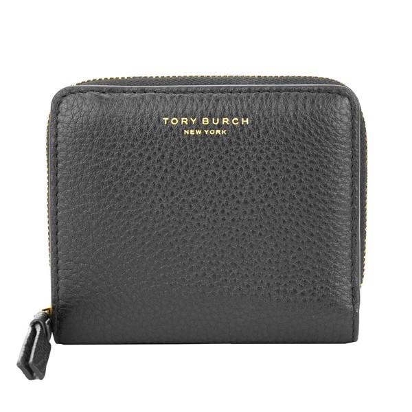 並行輸入 トリーバーチ 2つ折り財布 TORY BURCH ペリー 61074 001 BLACKレ...