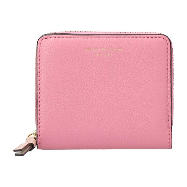 並行輸入 トリーバーチ  2つ折り財布 ペリー カラーブロック 64582 288 ピンク 爆買