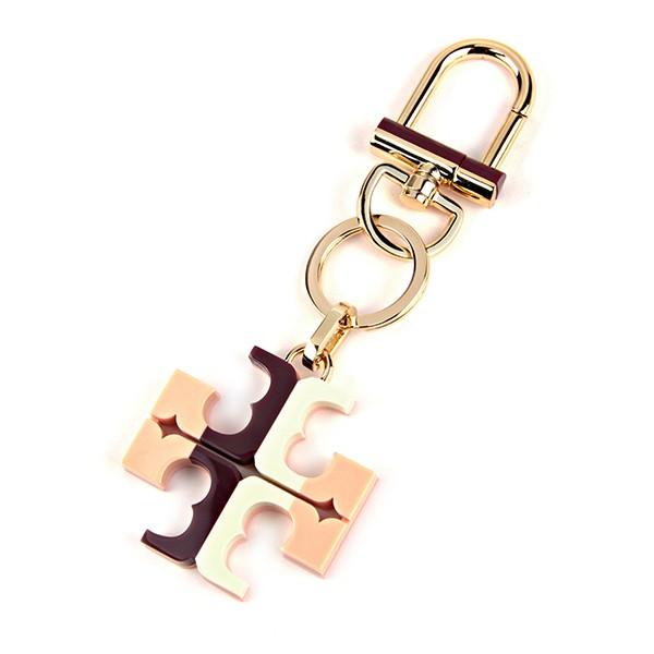 並行輸入 トリーバーチ キーホルダー KEY FOB 31899 513 ホワイト/ピンク/ボルドー...
