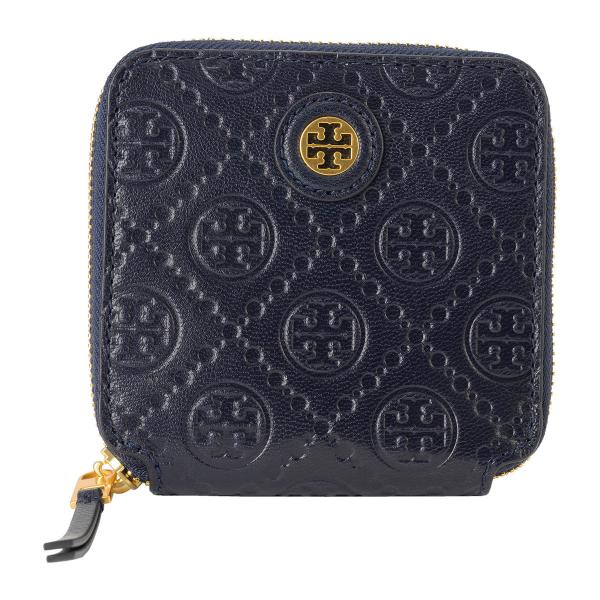 並行輸入 トリーバーチ 2つ折り財布 TORY BURCH ティー モノグラム レザー 79380 ...