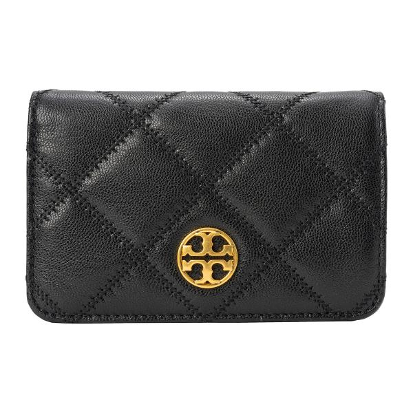 並行輸入 トリーバーチ 2つ折り財布 TORY BURCH ウィラ 87868 001レディース ブ...