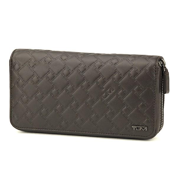 並行輸入 トゥミ  長財布(ラウンドファスナー) タイコン 13187 DBT ブラウン 爆買