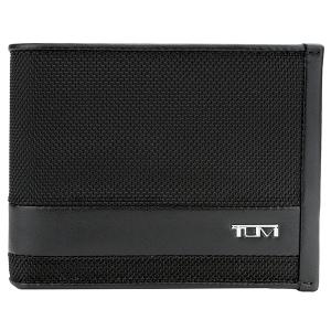 TUMI 二つ折り財布 ネイビー/ブラック TUMI（トゥミ） 財布 本革 レザー 二つ折り 札入れ ネイビー : Bagnall