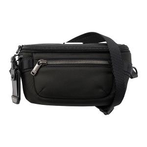 TUMI ブラック ボディバッグ 美品 TUMI 並行輸入 トゥミ ウエストバッグ ボディバッグ アルファブラボー