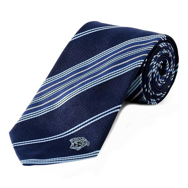 並行輸入 ヴェルサーチ  ネクタイ シルク 0330 0001 ネイビー 爆買