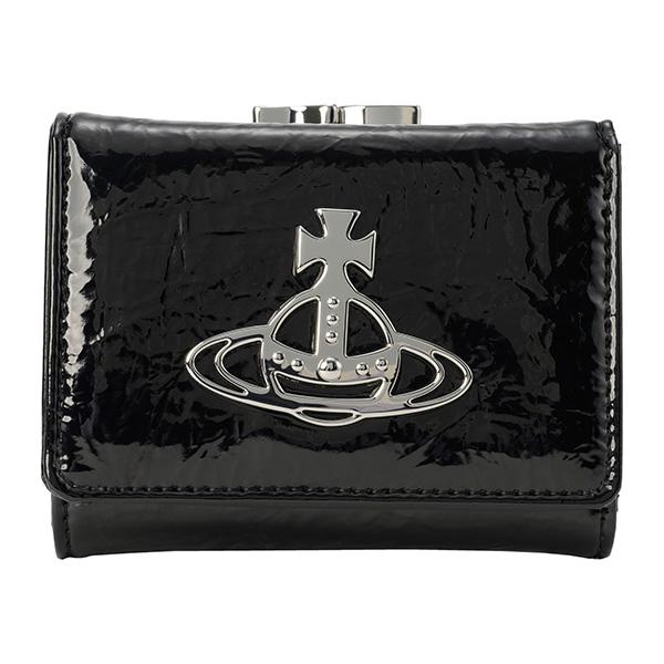 並行輸入 ヴィヴィアン ウエストウッド 3つ折り財布 Vivienne Westwood クリンクル...