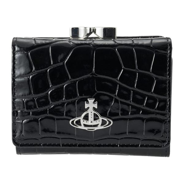 並行輸入 ヴィヴィアン ウエストウッド 3つ折り財布 Vivienne Westwood クロコダイ...