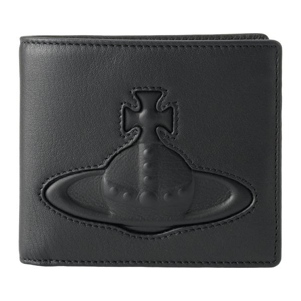 並行輸入 ヴィヴィアン ウエストウッド 2つ折り財布 Vivienne Westwood スムースレ...
