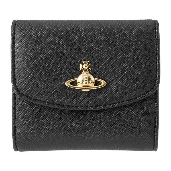 並行輸入 ヴィヴィアン ウエストウッド 2つ折り財布 サフィアーノプレイン 51150032W S0...