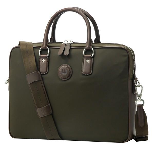 並行輸入 ダンヒル ブリーフケース シングルドキュメントケース L3XG81V カーキ/ブラウン 爆...