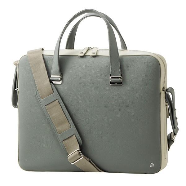 並行輸入 ダンヒル ブリーフケース SINGLE DOCUMENTCASE L3Y281L グレー/...