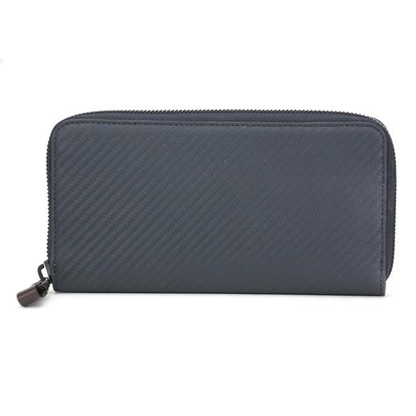 並行輸入 ダンヒル 長財布(ラウンドファスナー) シャーシ L2A218N ネイビー/ダークブラウン...