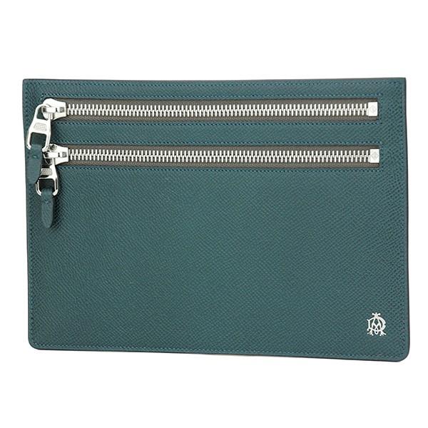 並行輸入 ダンヒル ポーチ BOURDON CURRENCY POUCH L2Y274V ブルーグリ...