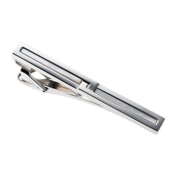 並行輸入 ダンヒル ネクタイピン dunhill ホワイト マザーオブパール DU23FYS8100...