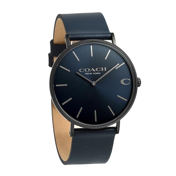 並行輸入 コーチ 腕時計 COACH CHARLES 14602472メンズ ネイビー