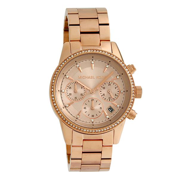 並行輸入 マイケルコース 調節可 MICHAEL KORS RITZ MK6357レディース ローズ...