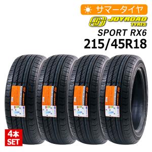 【送料無料】2023年製 新品 激安 4本セット 215/45R18 4本総額23,520円 ジョイロード(JOYROAD) SPORTS RX6 サマータイヤ