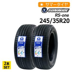 【送料無料】2023年製 新品 激安 2本セット 245/35R20 2本総額13,960円 サンワイド(SUNWIDE) RS-ONE サマータイヤ