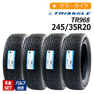 【送料無料】2023年製 新品 激安 4本セット バルブ付き 245/35R20 4本総額28,900円 トライアングル(TRIANGLE) TR968 サマータイヤ