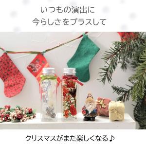 ハーバリウム ギフト 2本組 完成品 クリスマ...の詳細画像3
