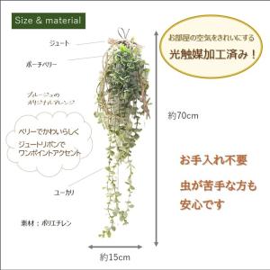 フェイクグリーン ユーカリ ベリー ハンギング...の詳細画像4