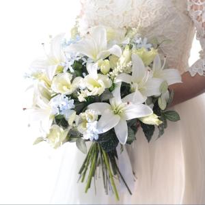 ブーケ ＋ ブートニア セット 結婚式 ウェディング カラフル ラウンド
