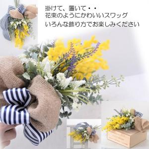 スワッグ 手作りキット ミモザ 玄関 玄関リー...の詳細画像5