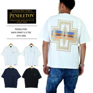 ペンドルトンtシャツ PENDLETON 3275-2006 Tシャツ バックプリント オーバーサイ...