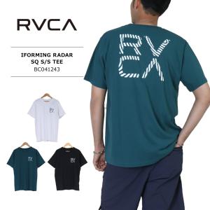 RVCA(ルーカ) MENS IFORMING RADAR SQ S/S TEE / メンズ フォーミング レーダー 半袖Tシャツ BC041243｜bruno-regas