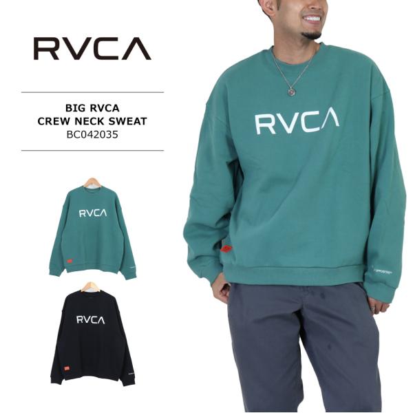 RVCA(ルーカ) MENS BIG RVCA CREW NECK SWEAT / メンズ ビッグル...
