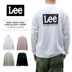 Lee(リー) MENS BACK PRINT LOGO L/S TEE / メンズ バックプリントロゴ Tシャツ 長袖 LT2971  レディス ユニセックス｜bruno-regas