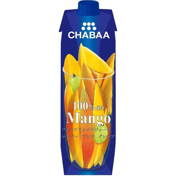 CHABAA 100%ミックスジュース マンゴー 1000ml