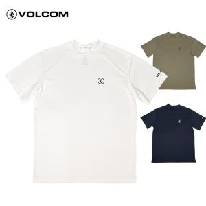 24SS VOLCOM GOLF UV Tシャツ CIRCLE STONE MOCK NECK SS A01223JA: 正規品/ボルコム/ メンズ/半袖//cat-fs｜brv-2nd-brand