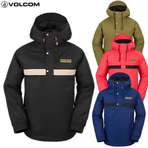 VOLCOM 23-24 ウェア LONGO PULLOVER JACKET - BLACK