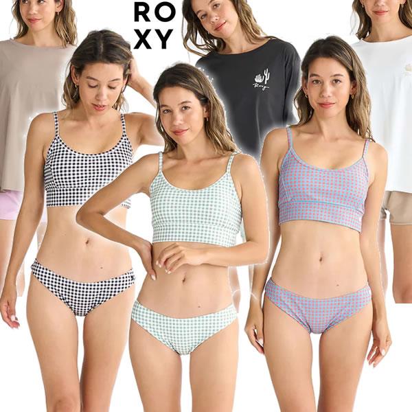 25SS ROXY 水着 4点セット RSW251009 PICNIC GINGHAM: 正規品/ロ...