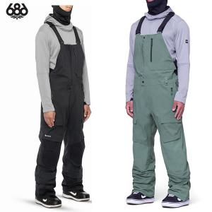 23-24 686 ビブパンツ GORE-TEX Stretch Dispatch Bib M2W202: 正規品/ゴアテックス/メンズ/スノーボードパンツ/スノボウエア/snow｜brv-2nd-brand