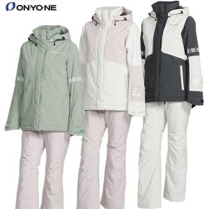 23-24 ONYONE スキーウェア LADY'S SUIT ONS86530: 正規品/ウエア/オンヨネ/レディース/上下セット/スキースーツ/snow｜brv-2nd-brand