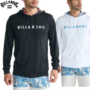【ネコポス便】25SS BILLABONG ラッシュガード RASH ZIP HOOD BF01A-852: 正規品/ラッシュ/日焼け防止/フーディ/ビラボン/メンズ/長袖/フードパーカー/BF01A852