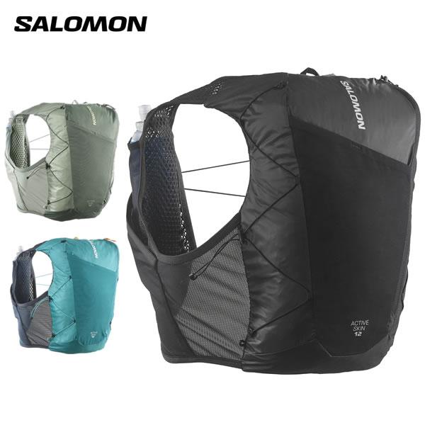 24SS SALOMON バックパック ACTIVE SKIN 12 with Flasks: 正規...