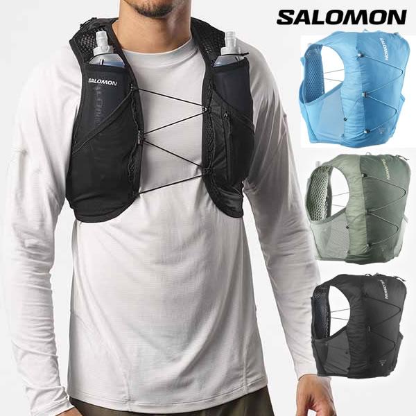 ソフトフラスク付 25FW SALOMON バックパック ACTIVE SKIN 8 with Fl...