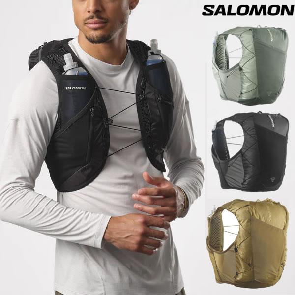 26SS SALOMON バックパック ACTIVE SKIN 12 with Flasks: 正規...