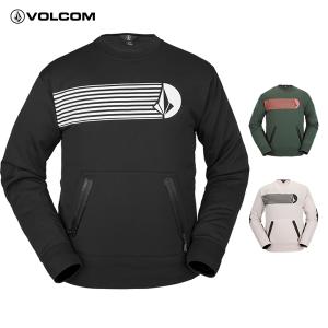 送料無料（沖縄県を除く）22-23 VOLCOM クルーフリース LET IT STORM CREW g4652301: 正規品/ボルコム/メンズ/トレーナー/スノボ/snow