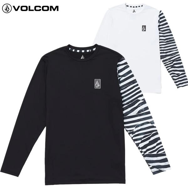 送料込【ゆうパケット】24SS VOLCOM ラッシュガードTシャツ RAMP STONE LS A...