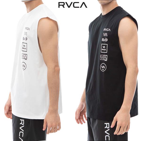 24SS RVCA ラッシュタンク ALL LOGO SURF TANK BE04A-864: 正規...